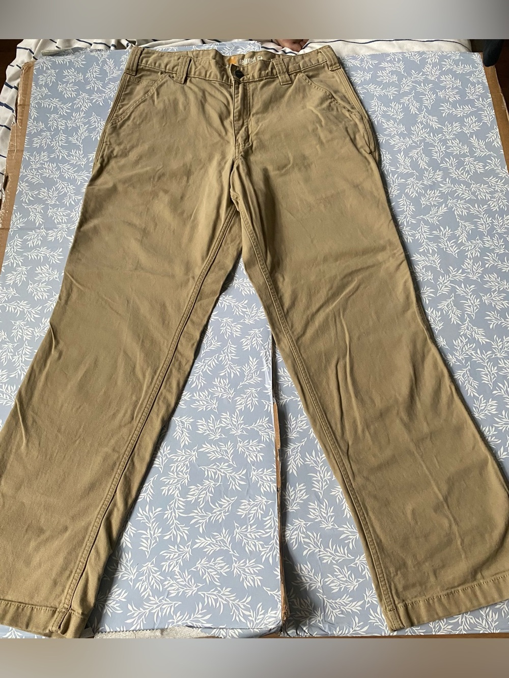 Carhartt Men's Tan Chino Pants - Straight Leg